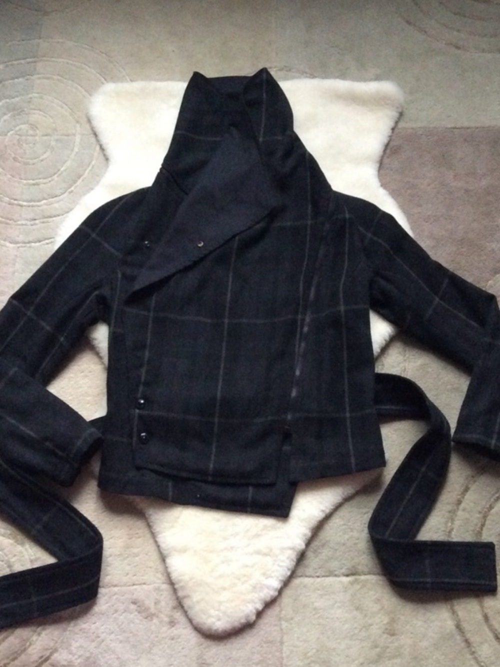 Diesel draped neck jacket, new